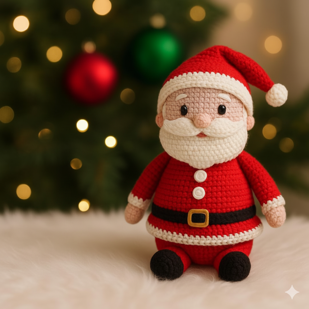 Amigurumi Santa and Mouse Christmas Crochet Patterns - My Crafty