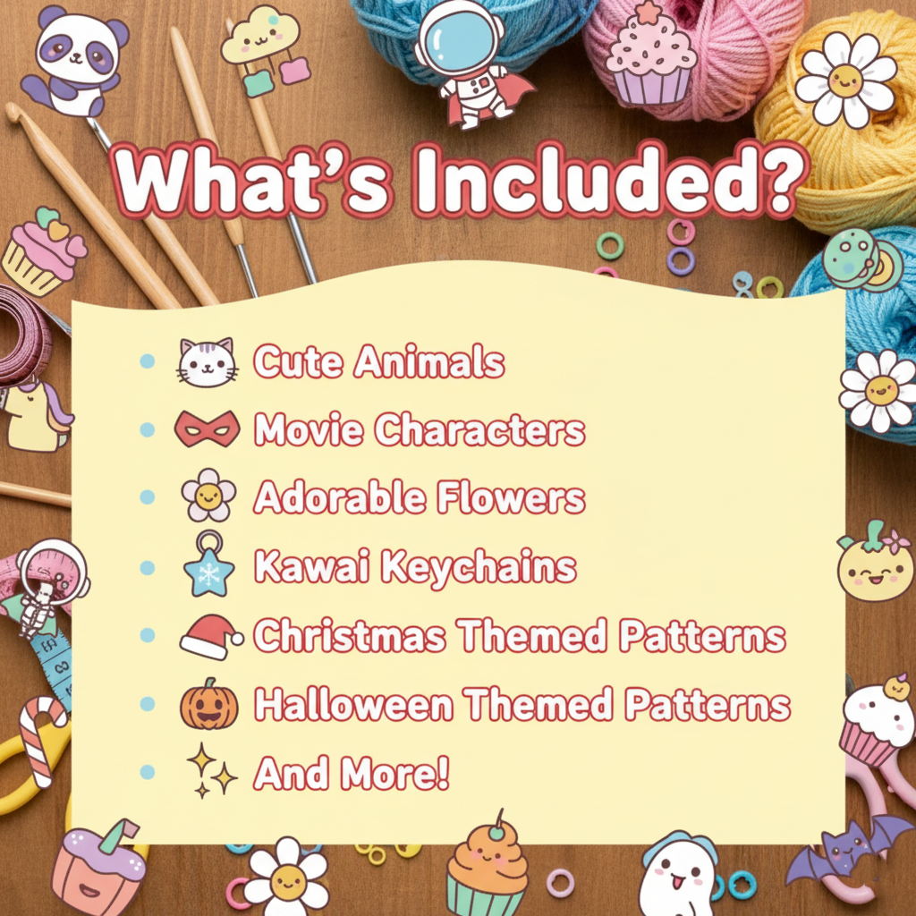 1100+ Amigurumi Crochet Pattern Bundle All in One Cute Animals..