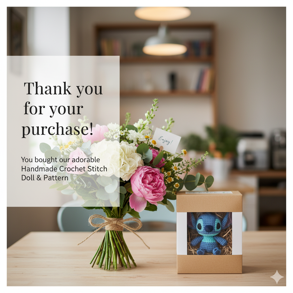 Amigurumi Stitch Cute Disney Inspired PDF Crochet Pattern | My Crafty