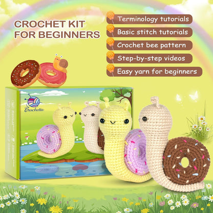Crochet Kit for Beginners Crochet Starter Kit w Step-by-Step Video Tutorials