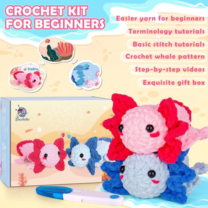Crochet Kit for Beginners Crochet Starter Kit w Step-by-Step Video Tutorials