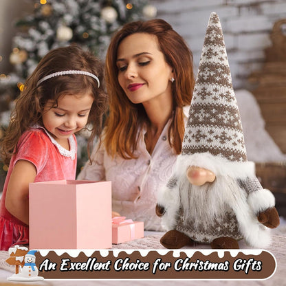 Gnome Christmas Decorations Santa Plush Ornaments Holiday Elf