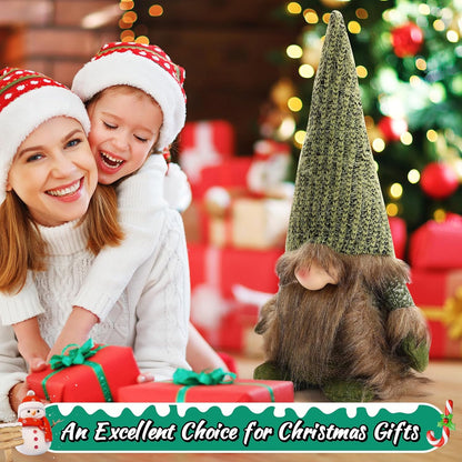 Gnome Christmas Decorations Santa Plush Ornaments Holiday Elf