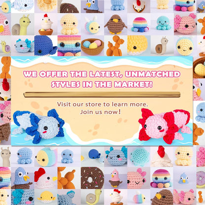 Crochet Kit for Beginners Crochet Starter Kit w Step-by-Step Video Tutorials