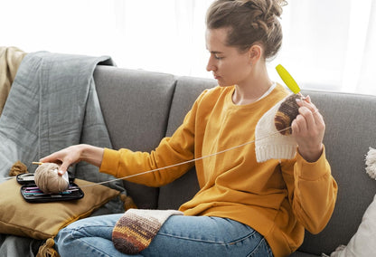 5PCS Crochet Hook Grips Set Ergonomic Fits 2mm to 10mm Hooks