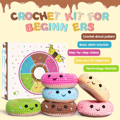 Crochet Kit for Beginners Crochet Starter Kit w Step-by-Step Video Tutorials