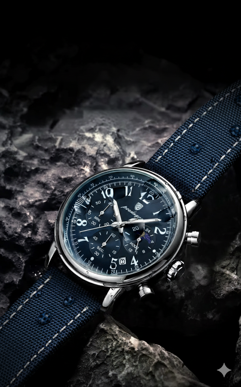 Luxury Fashion Men Quartz Watch Waterproof Wristwatch