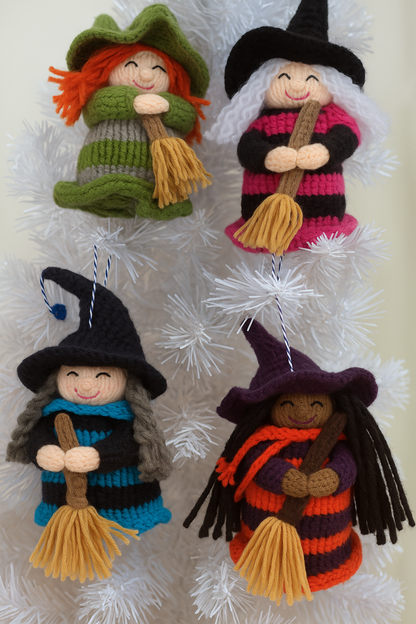 Halloween Witch Hat Keychain Crochet Pattern Amigurumi PDF