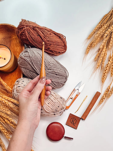 Pumpkin Spice Wheat Stitch Crochet - MY Crafty