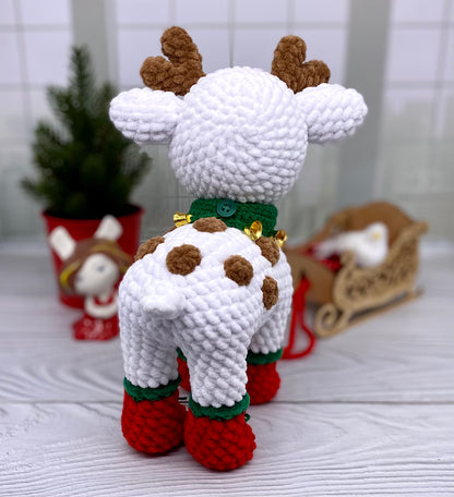 Amigurumi Rudolph The Red Nose Crochet Pattern - My Crafty