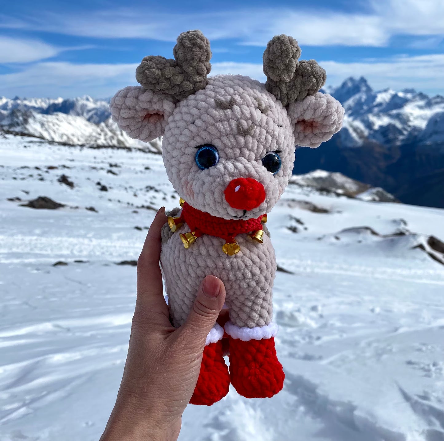 Amigurumi Rudolph The Red Nose Crochet Pattern - My Crafty