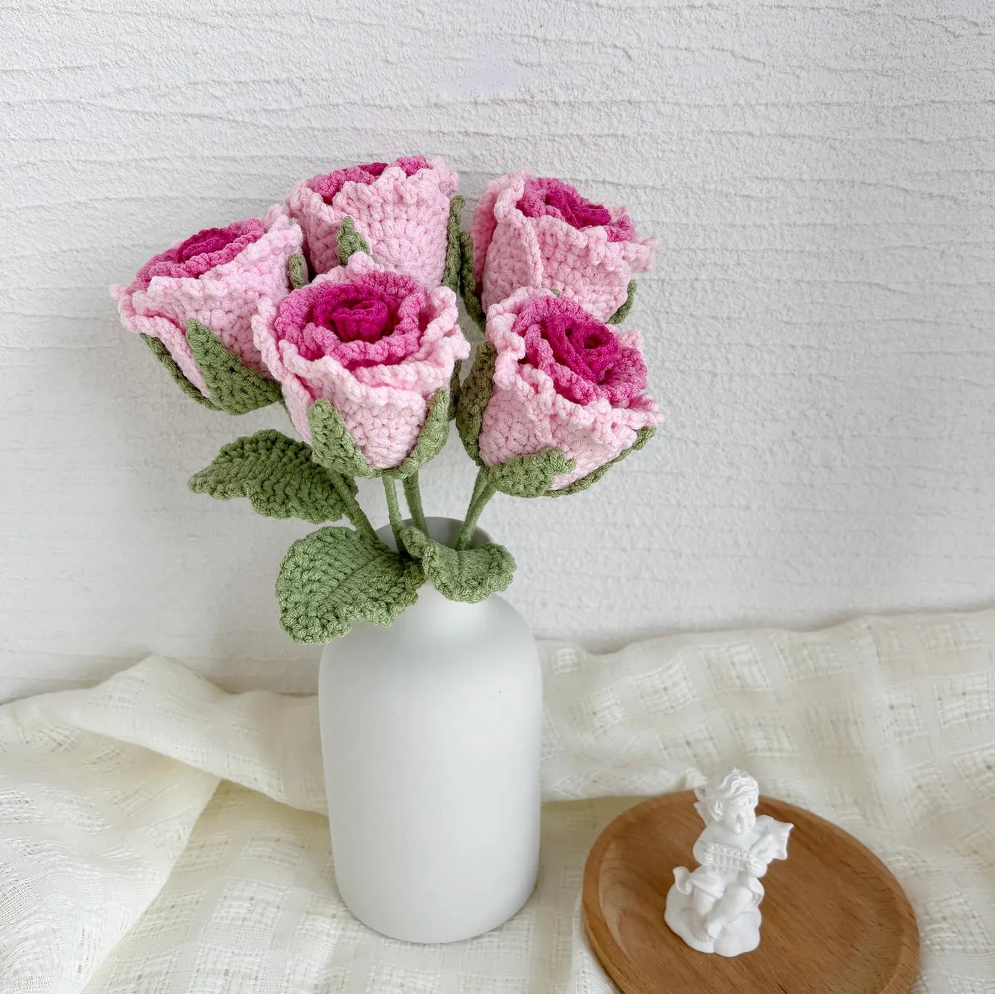 Bell Rose Flower Bouquet DIY Crochet Pattern - My Crafty