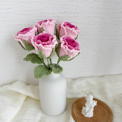 Bell Rose Flower Bouquet DIY Crochet Pattern - My Crafty