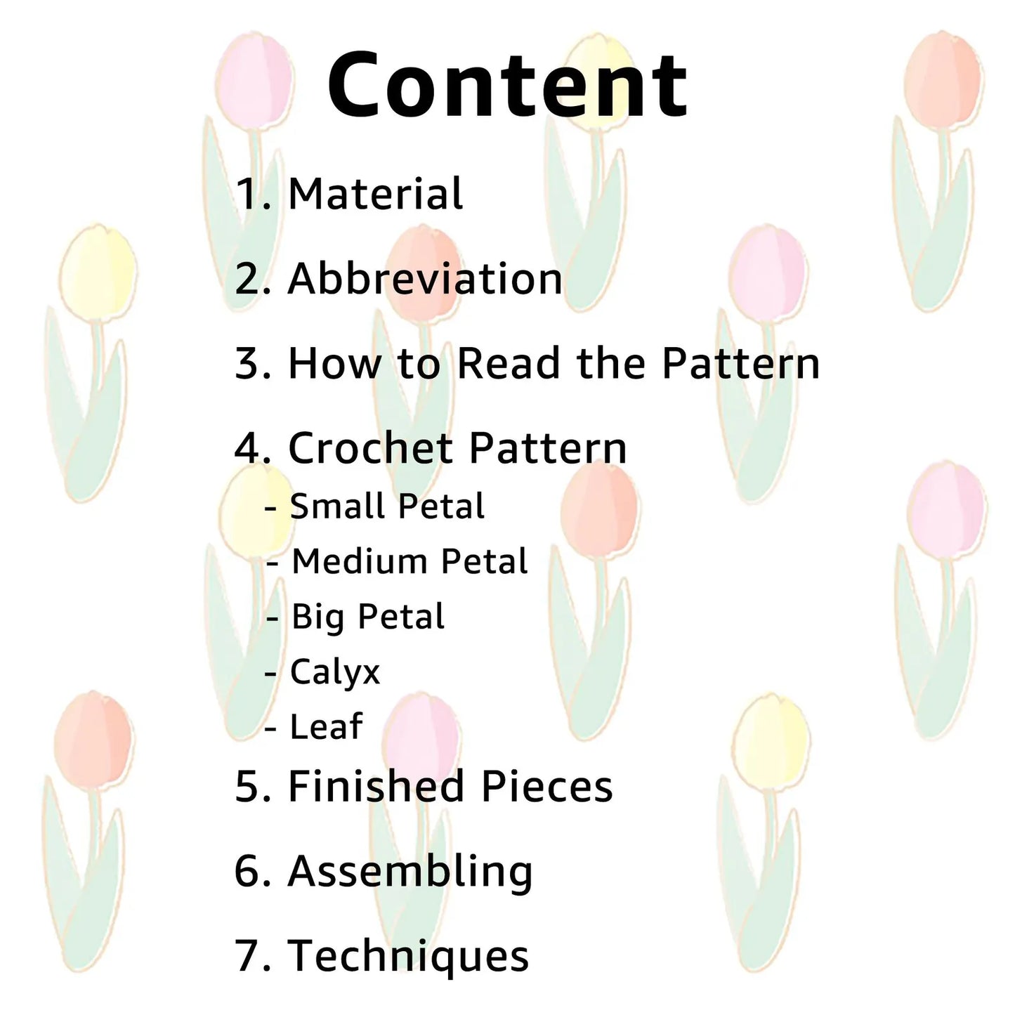 Bell Rose Flower Bouquet DIY Crochet Pattern - My Crafty