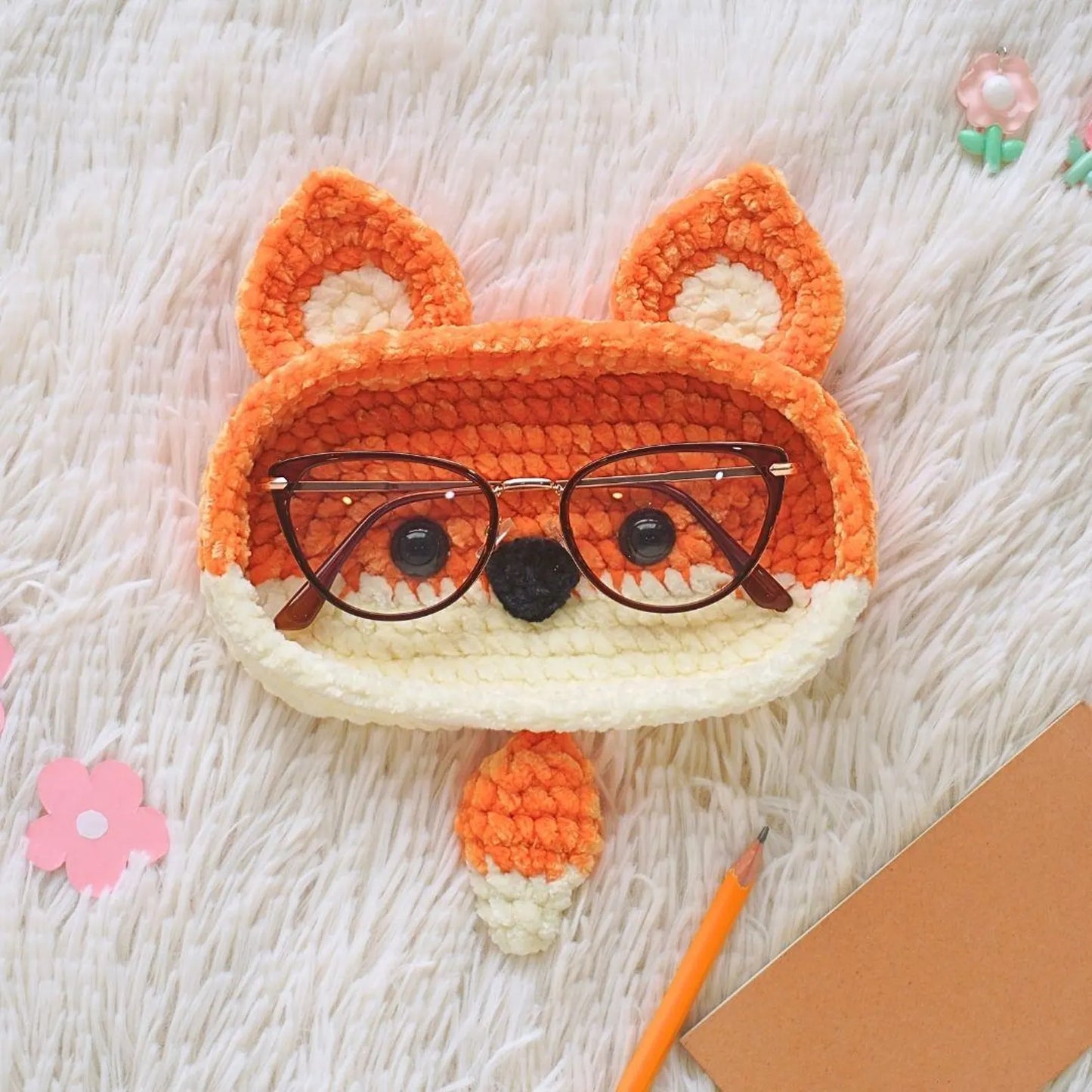 Sheep Eyeglasses Holder Crochet Pattern - My Crafty