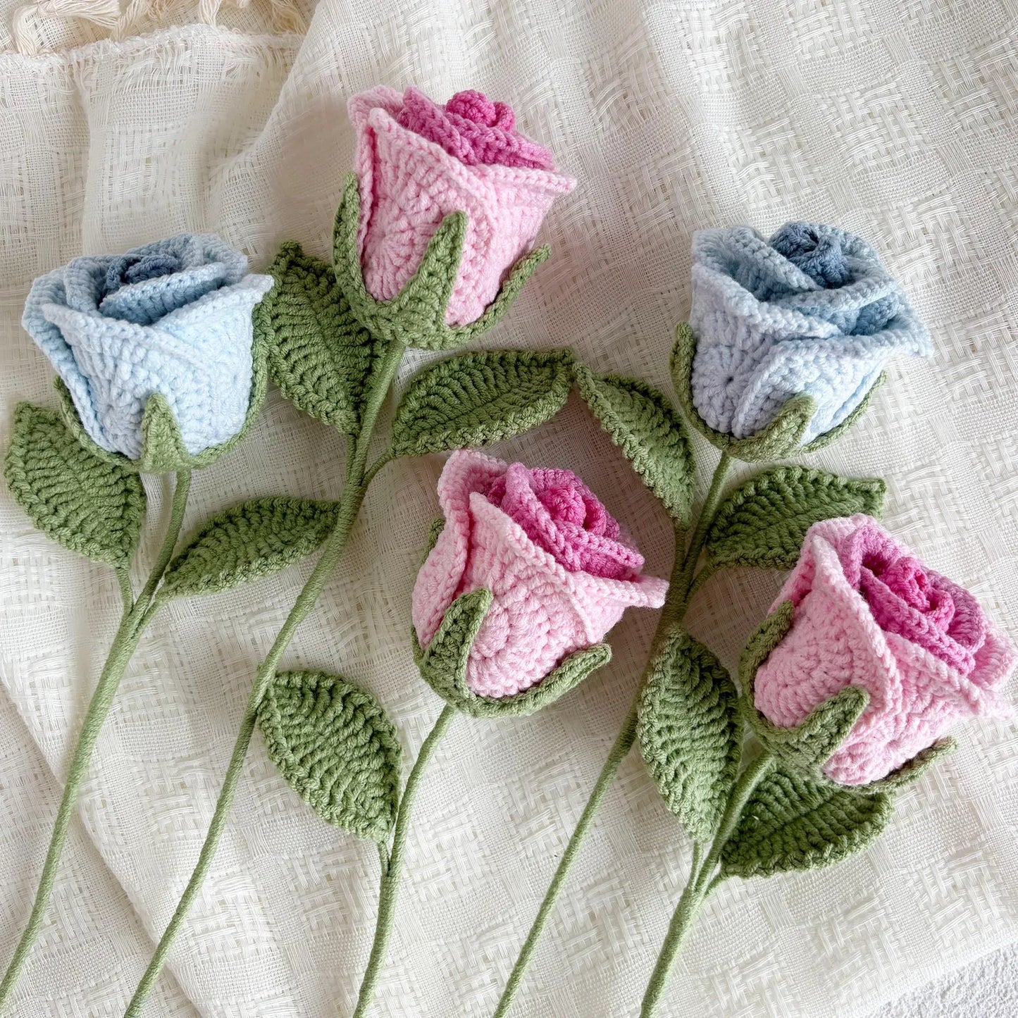 Bell Rose Flower Bouquet DIY Crochet Pattern - My Crafty