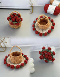 Rose Coaster & Flower Basket Crochet Pattern (5 Languages) - My Crafty