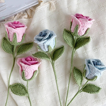 Bell Rose Flower Bouquet DIY Crochet Pattern - My Crafty