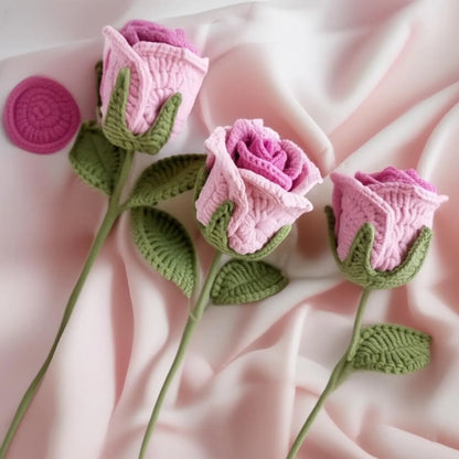 Bell Rose Flower Bouquet DIY Crochet Pattern - My Crafty