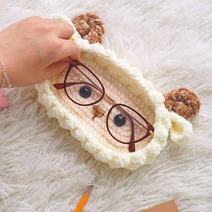 Sheep Eyeglasses Holder Crochet Pattern - My Crafty