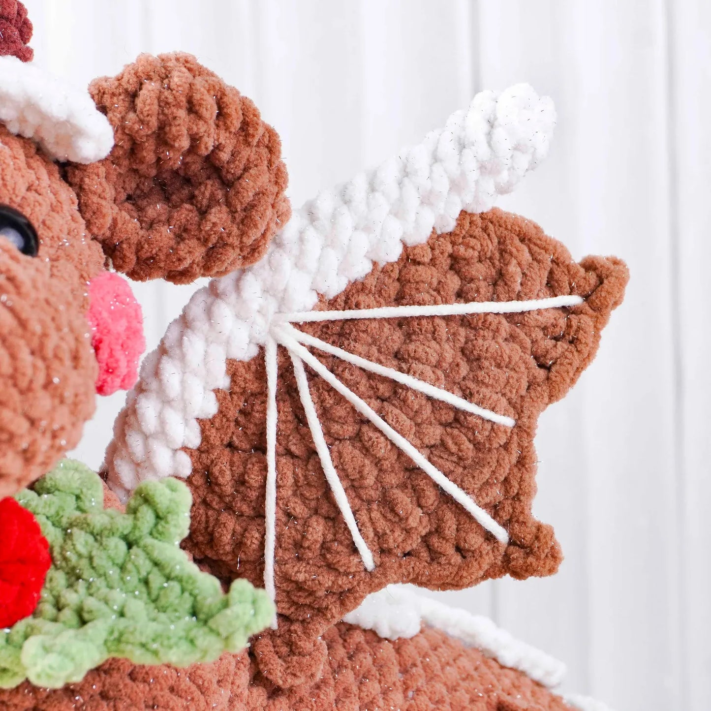 Christmas Amigurumi Gingerbread Dragon Crochet Pattern - My Crafty