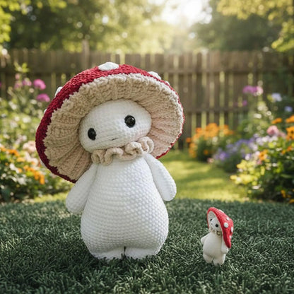 Amigurumi Mushroom Crochet Pattern Kawaii DIY - My Crafty