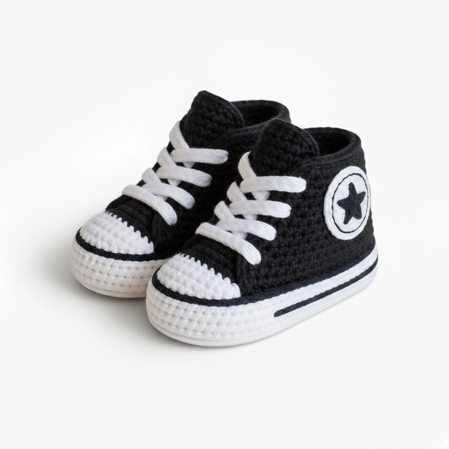 Baby Sneakers Unisex Baby Booties DIY Gift for Newborn Crochet PDF - My Crafty