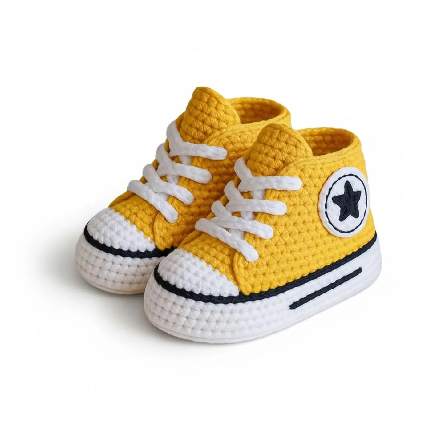 Baby Sneakers Unisex Baby Booties DIY Gift for Newborn Crochet PDF - My Crafty