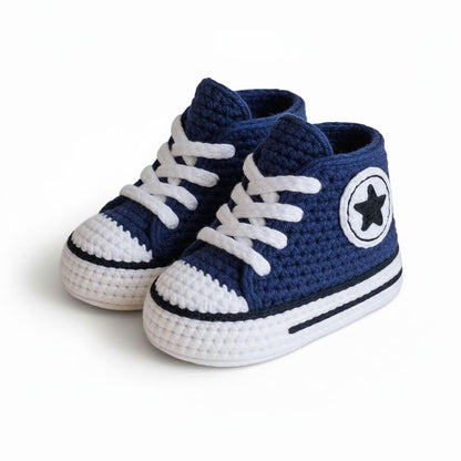 Baby Sneakers Unisex Baby Booties DIY Gift for Newborn Crochet PDF - My Crafty