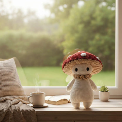 Amigurumi Mushroom Crochet Pattern Kawaii DIY - My Crafty