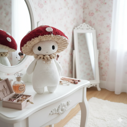 Amigurumi Mushroom Crochet Pattern Kawaii DIY - My Crafty