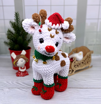 Amigurumi Rudolph The Red Nose Crochet Pattern - My Crafty