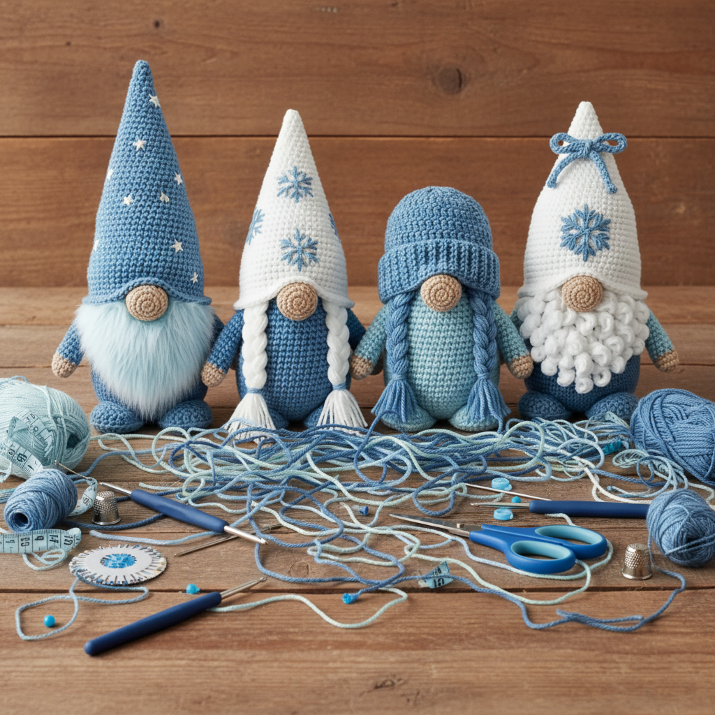 Gnome Amigurumi Crochet Pattern PDF Handmade - My Crafty