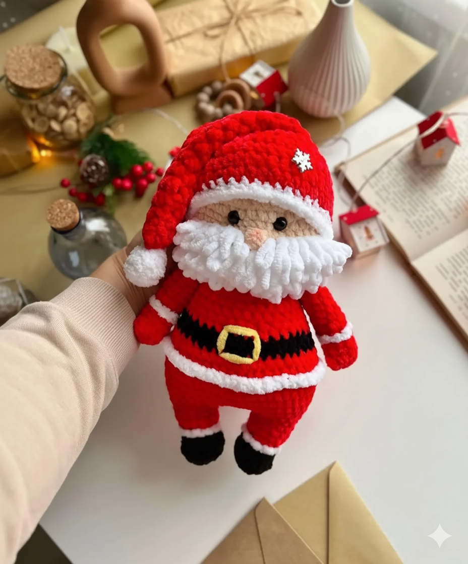 Santa Claus Amigurumi Pattern Crochet Christmas Magic - My Crafty