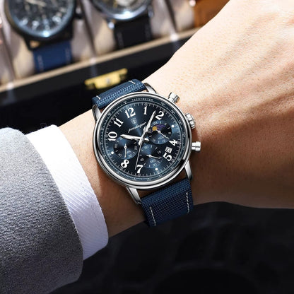 Luxury Fashion Men Quartz Watch Waterproof Wristwatch