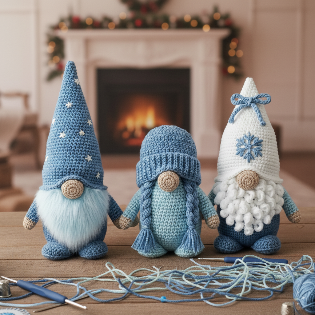 Gnome Amigurumi Crochet Pattern PDF Handmade - My Crafty