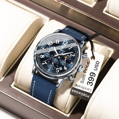 Luxury Fashion Men Quartz Watch Waterproof Wristwatch