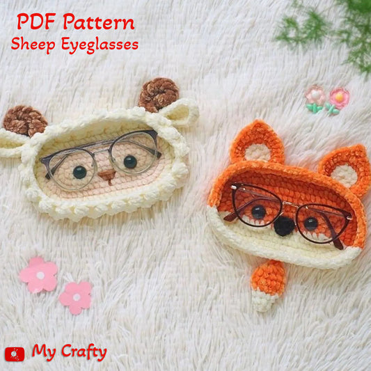 Sheep Eyeglasses Holder Crochet Pattern - My Crafty
