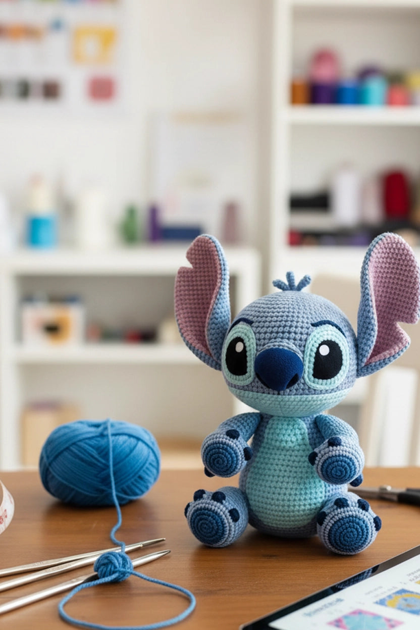 Amigurumi Stitch Cute Disney Inspired PDF Crochet Pattern | My Crafty