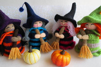 Halloween Witch Hat Keychain Crochet Pattern Amigurumi PDF