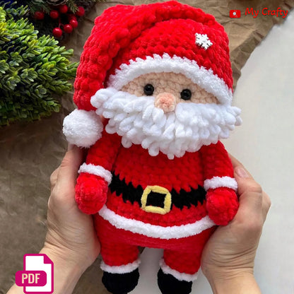 Santa Claus Amigurumi Pattern Crochet Christmas Magic - My Crafty
