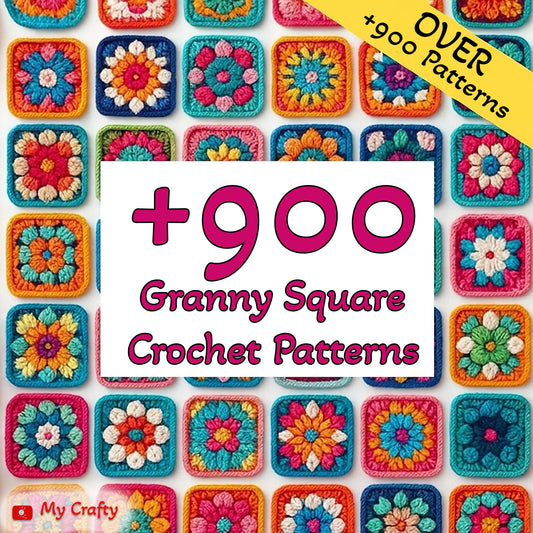 900+ Granny Square Crochet Patterns - My Crafty