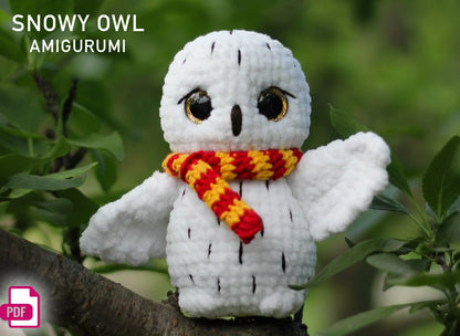 Owl Snowy Amigurumi CROCHET PATTERN - My Crafty