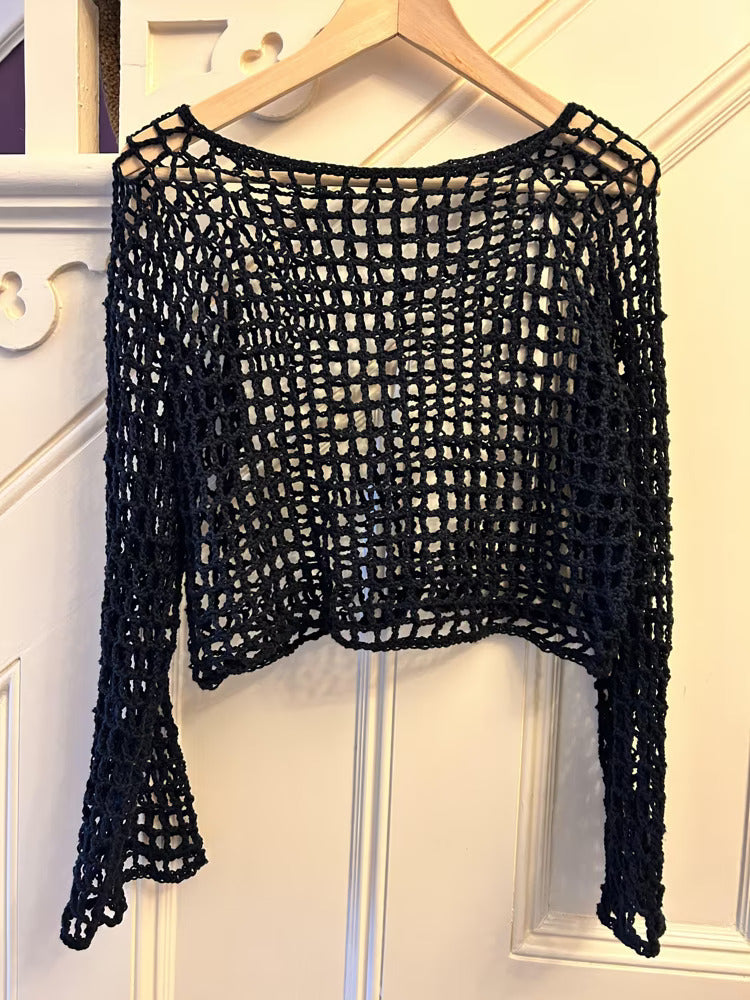 Crochet Pattern Sweater Square Dance PDF - My Crafty