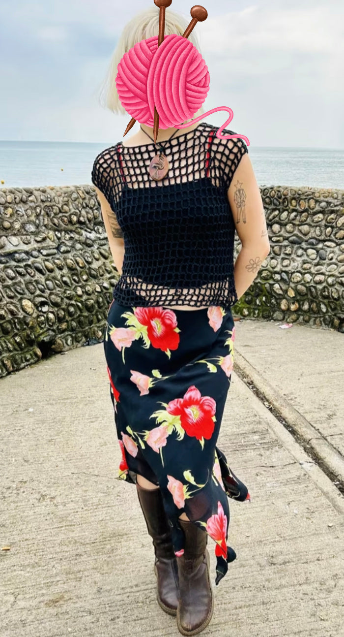 Crochet Pattern Sweater Square Dance PDF - My Crafty