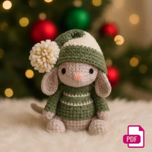 Noel Cristhmas Mouse Crochet PATTERN Amigurumi – My Crafty